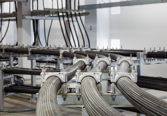 High voltage wireway in building