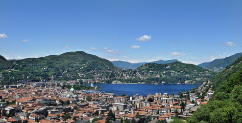 Fototapeta na wymiar Como - panorama