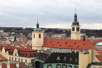 Towers of St Salvator's and St James churches