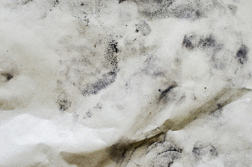 Obraz premium soil powder on Recycle Wrinkled paper texture,eco