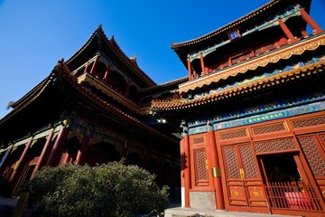 Fototapeta premium The image of taditional culture in Beijing, Asia