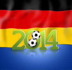 Fototapeta premium 2014 Soccer