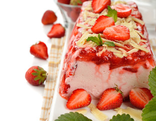 strawberry terrine