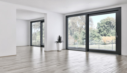 Fototapeta premium Empty Living room