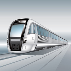 Naklejka premium Passenger train