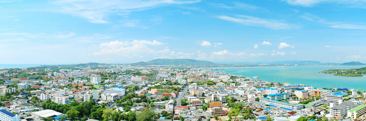 Obraz premium The Songkhla lake in Thailand