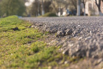 asphalt rural road