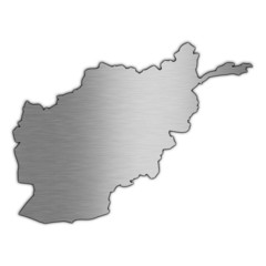 High detailed vector map - Afghanistan.