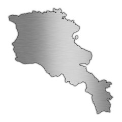 High detailed vector map - Armenia.