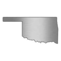 High detailed vector map - Oklahoma.
