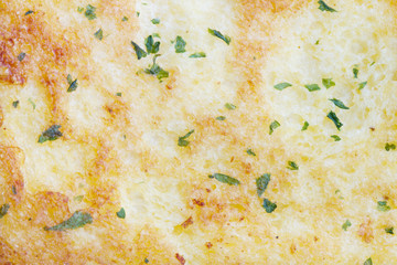 butter bread with oregano background