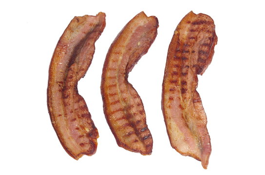fried bacon rashers