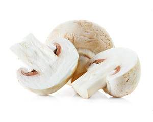 mushrooms champignons isolated