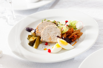 meat with vegetables