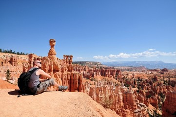 Look on the Bryce Canyon