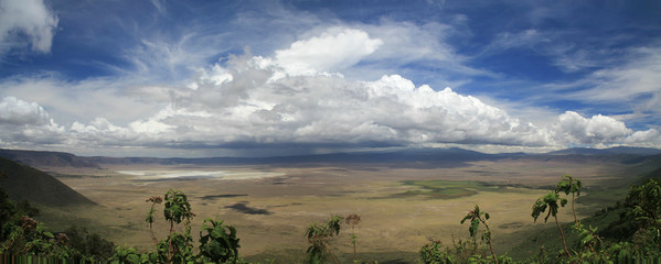 Ngorongoro Krater Panorama, Tansania, Serengeti © Eva Dorsch