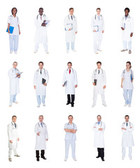 Collage Of Diverse Doctors