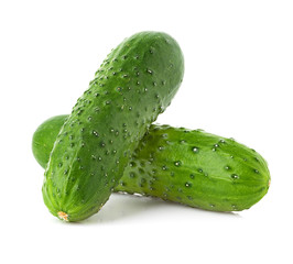 Cucumbers isolated