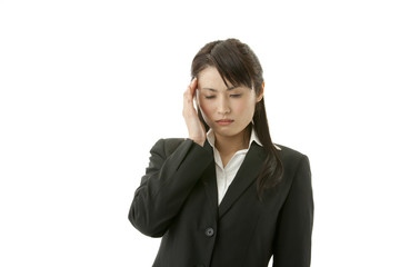 The image of business The image of woman