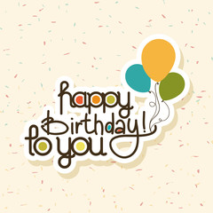 Fototapeta premium Happy Birthday