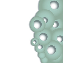 Circular shaped openings.