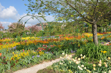 Eure, the Monet house in Giverny in Normandie