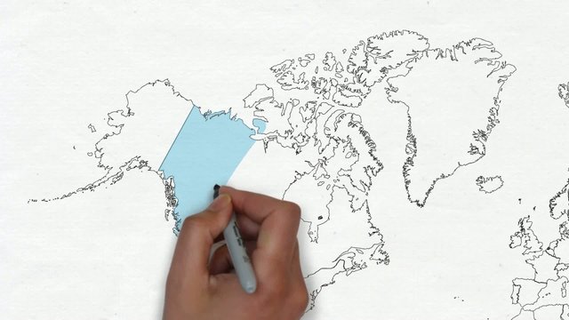 Kanada Karte Landkarte Geographie Atlas Weltkarte