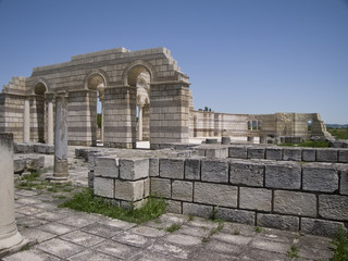 The Great Basilica at the ancient Bulgarian capital Pliska