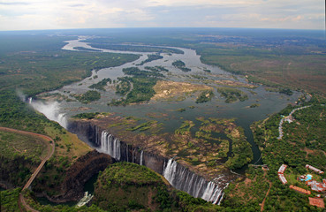Victoria Falls from Air