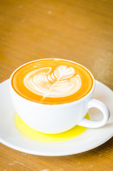 Latte coffee