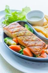 Salmon grilled