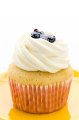 Cupcakes isolated on white background