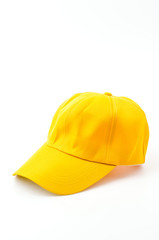 Baseball cap isolated white background