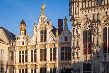 Fototapeta na wymiar City Hall, Bruges