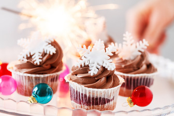 Christmas cupcakes