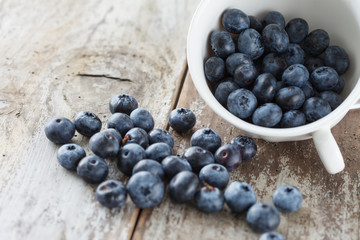 fresh blueberries