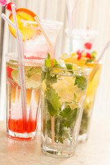 cocktails in the bar