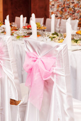 Wedding table setting