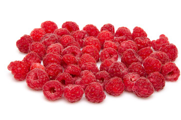 Fresh raspberries