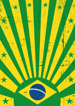 Brazil vintage background