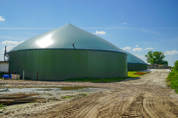 Bau und Erweiterung einer Biogasanlage