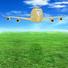 Flugzeug - 3d Render