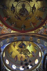 Christ the Pantocrator in a dome of the Twelve Apostles church