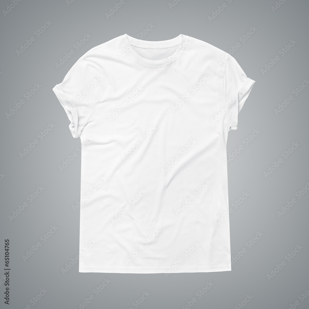 Wall mural blank t-shirt