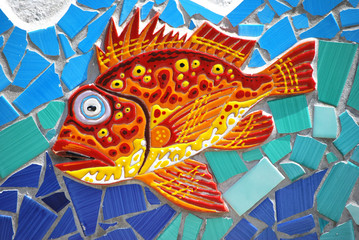 Ceramic Fish the Amalfi Coast, Italy