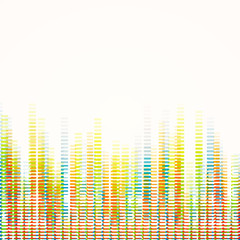 Vector Illustration of a Music Equalizer