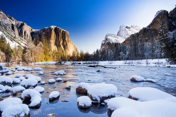 Fototapete Naturpark Yosemite-Nationalpark, Kalifornien, USA