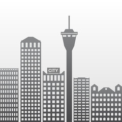 city​​, vector illustration