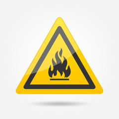 Fire attention icon
