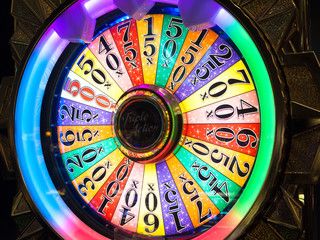 Wheel of fortune, Las Vegas, Nevada, USA